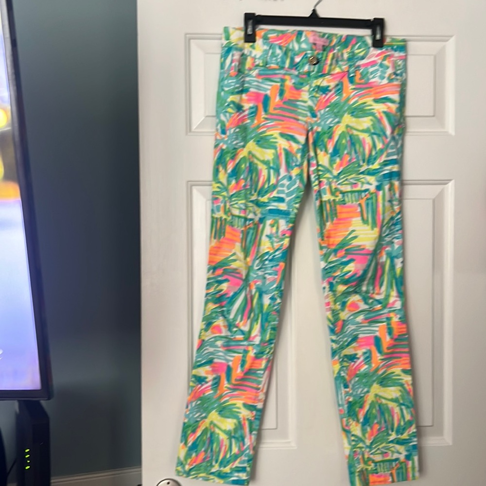Lilly Pulitzer Kelly pants. Worn only once!